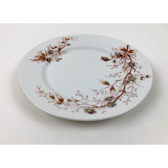 Marx And Gutherz Carlsbad Austria Ceramic Floral Salad Dessert Plate Vintage - Picture 2 of 6